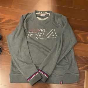 Grey FILA crew neck
